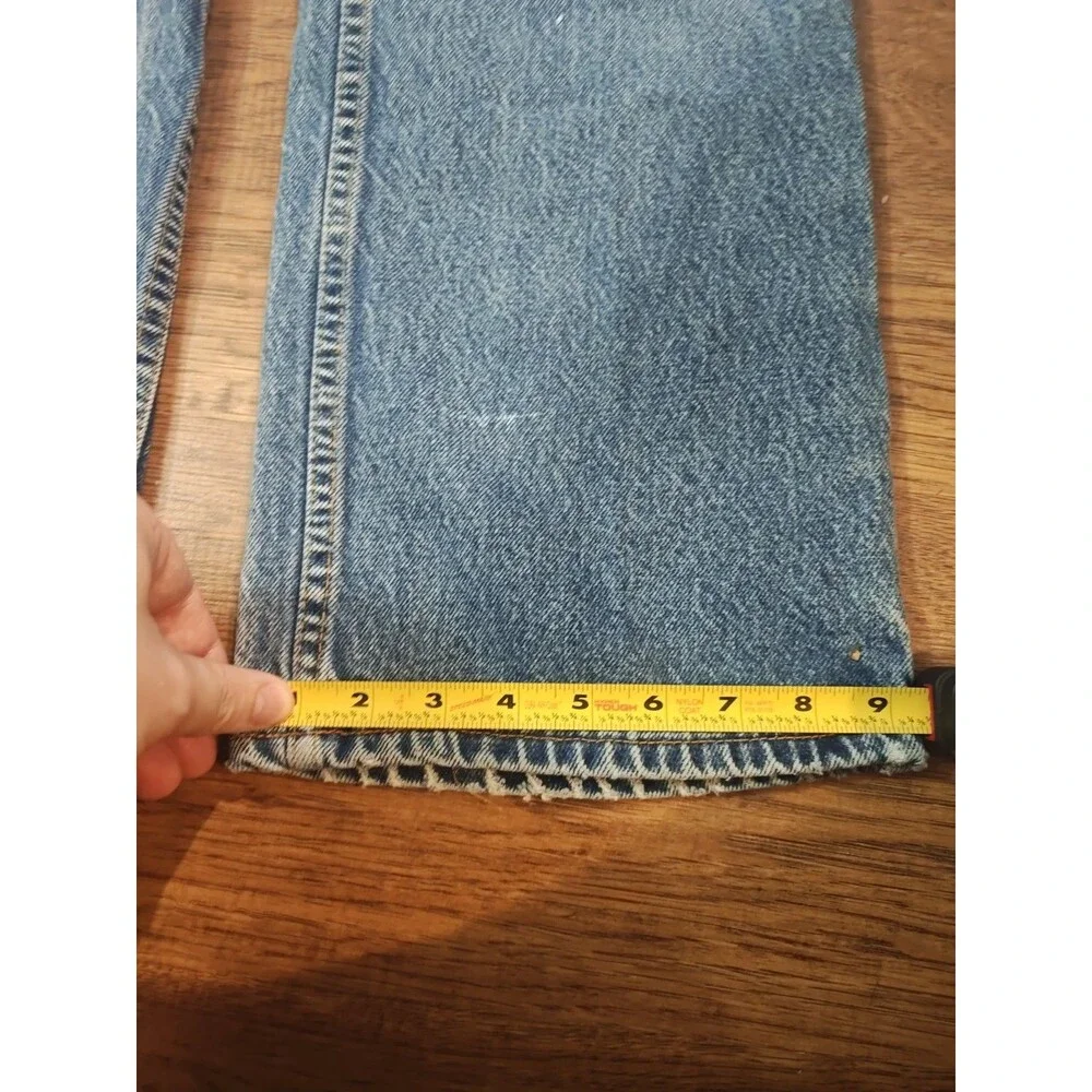 VTG 90s Levis 517 Jeans Mens 38x30 Blue Bootcut Orange Tab Denim Made In USA